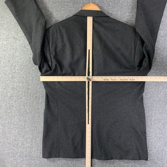 Neiman Marcus Cashmere Blazer Jacket Men 46L Gray Soft Sport Coat - Picture 9 of 15